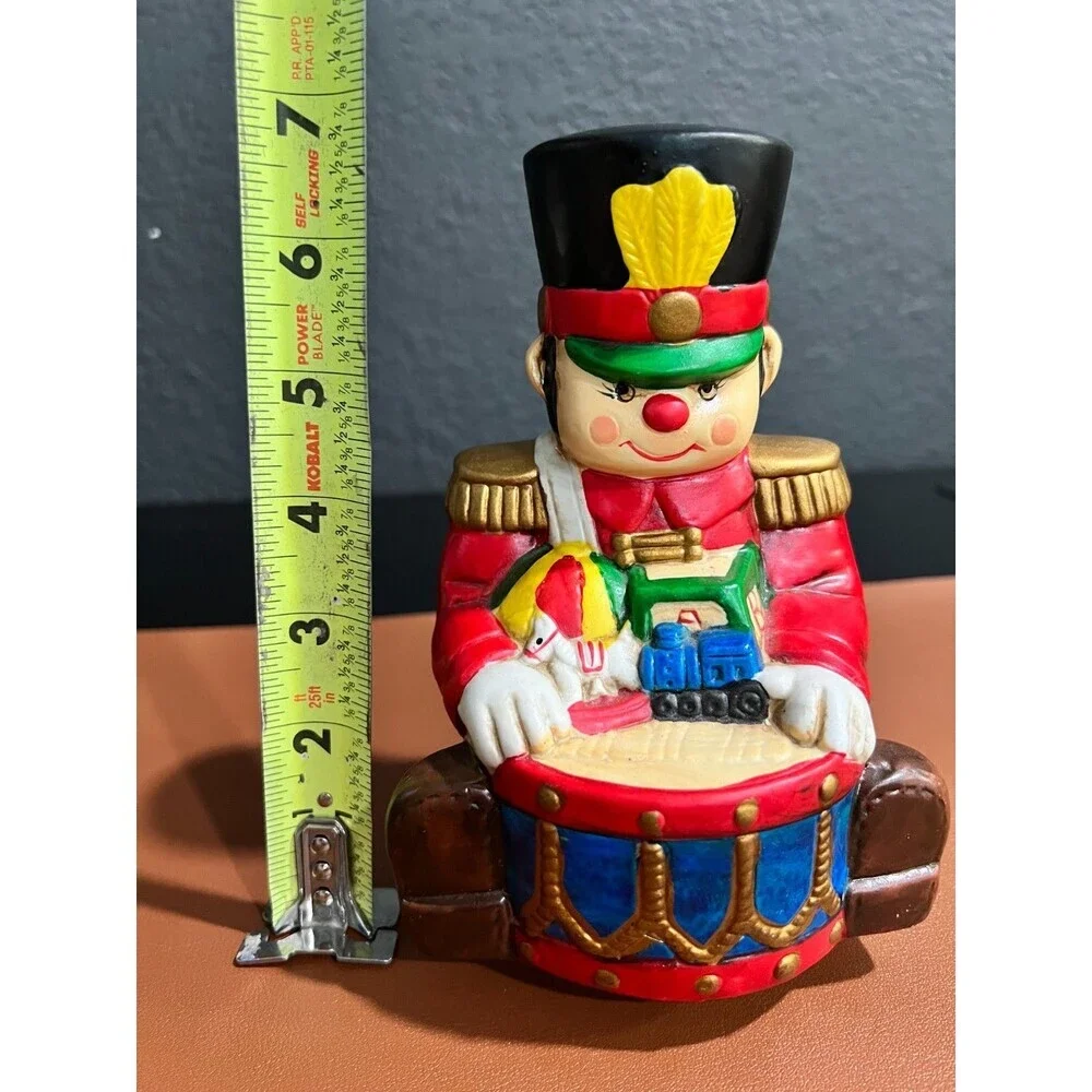 Vintage Sears Drummer Toy Solider Music Box Works plays Toy Land